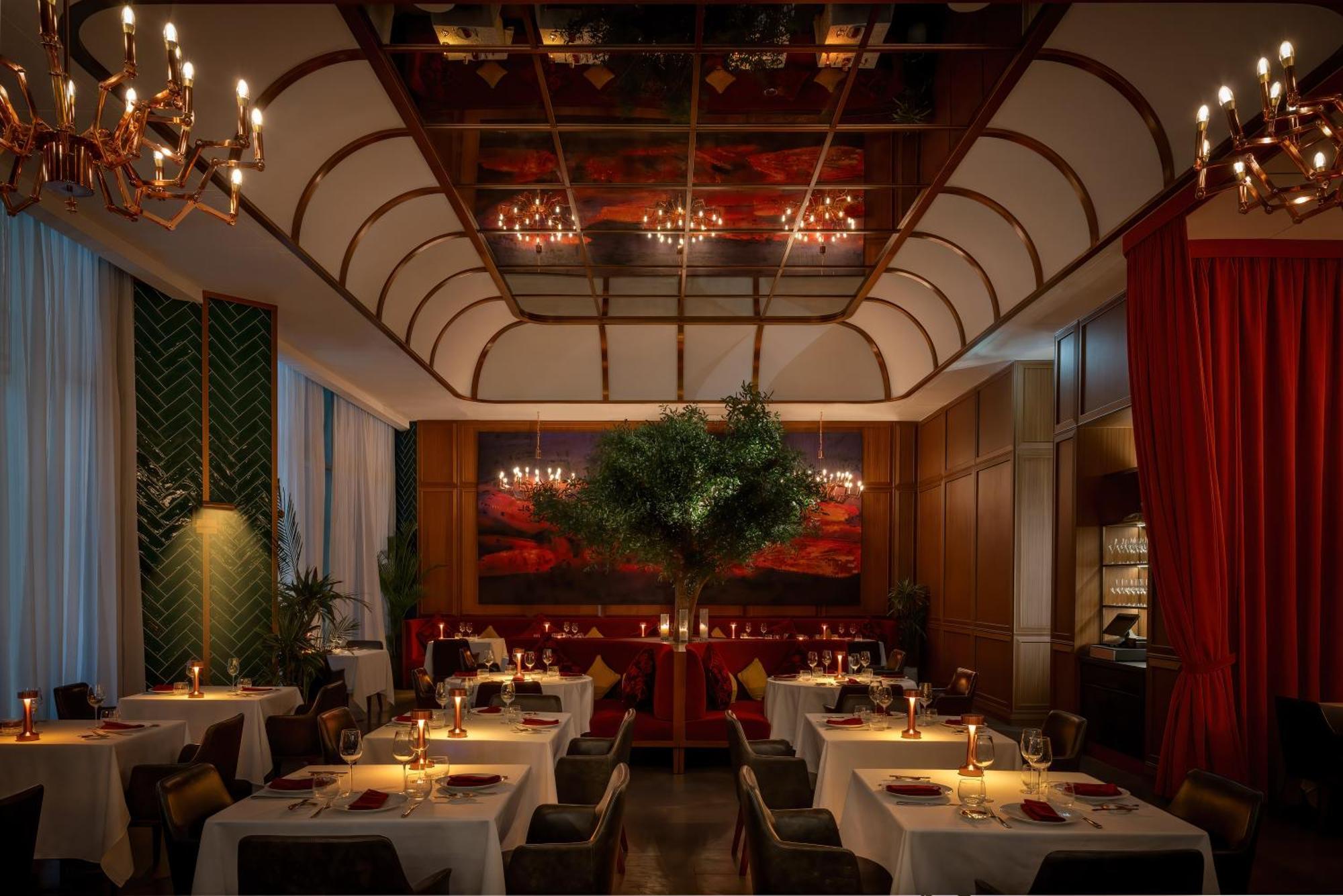 迪拜sls酒店&公寓 外观 照片 The interior of the restaurant